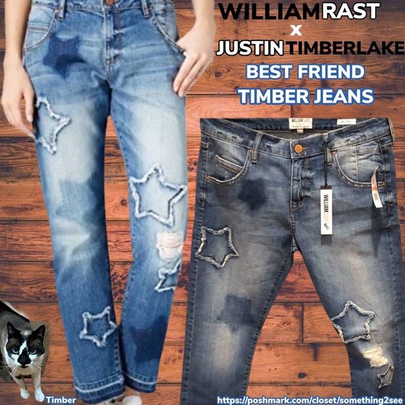 William Rast Denim - NWT $99 William Rast | Timberlake |Best Friend | Timber | Star Patch Jeans